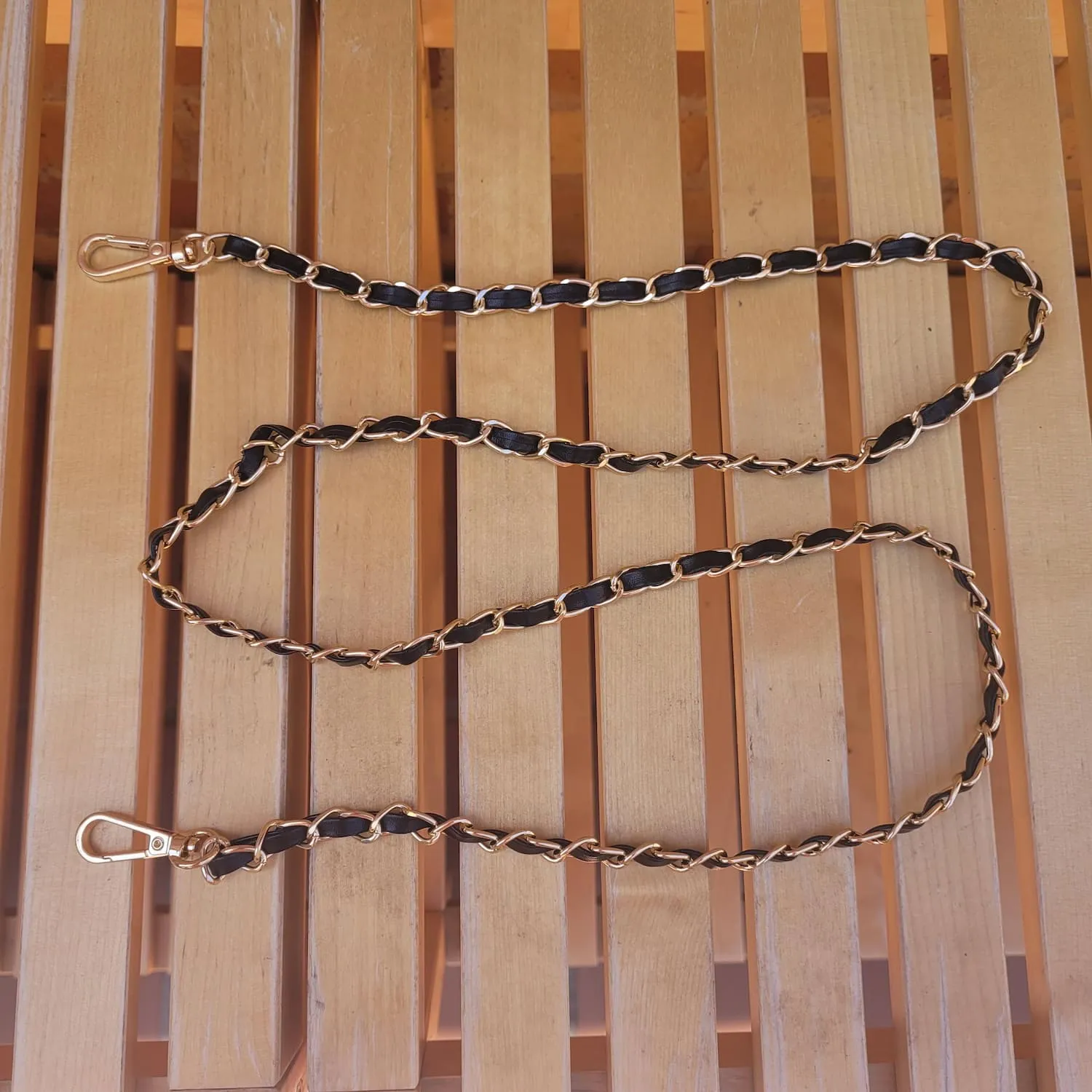 Cadena Bolso con Piel 120 cm. - Imagen 3