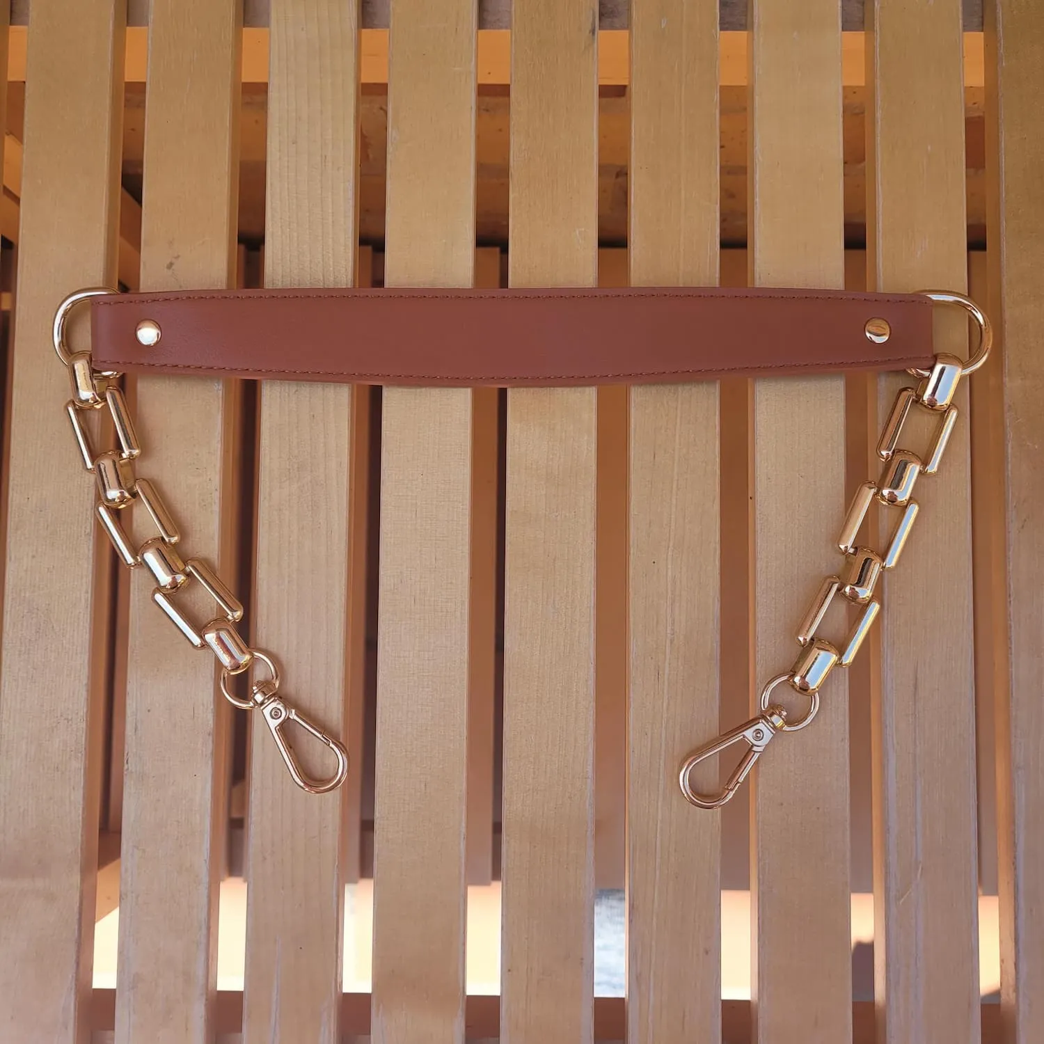 Cadena Bolso con Piel 59 cm.