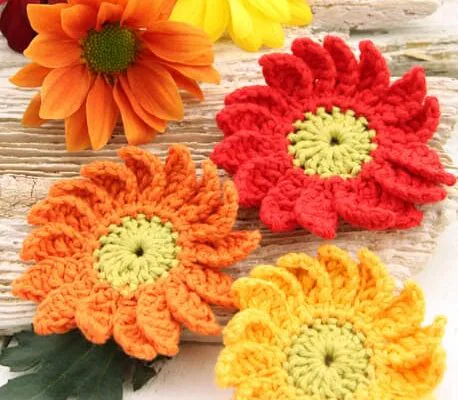 Patrón gratis margarita crochet