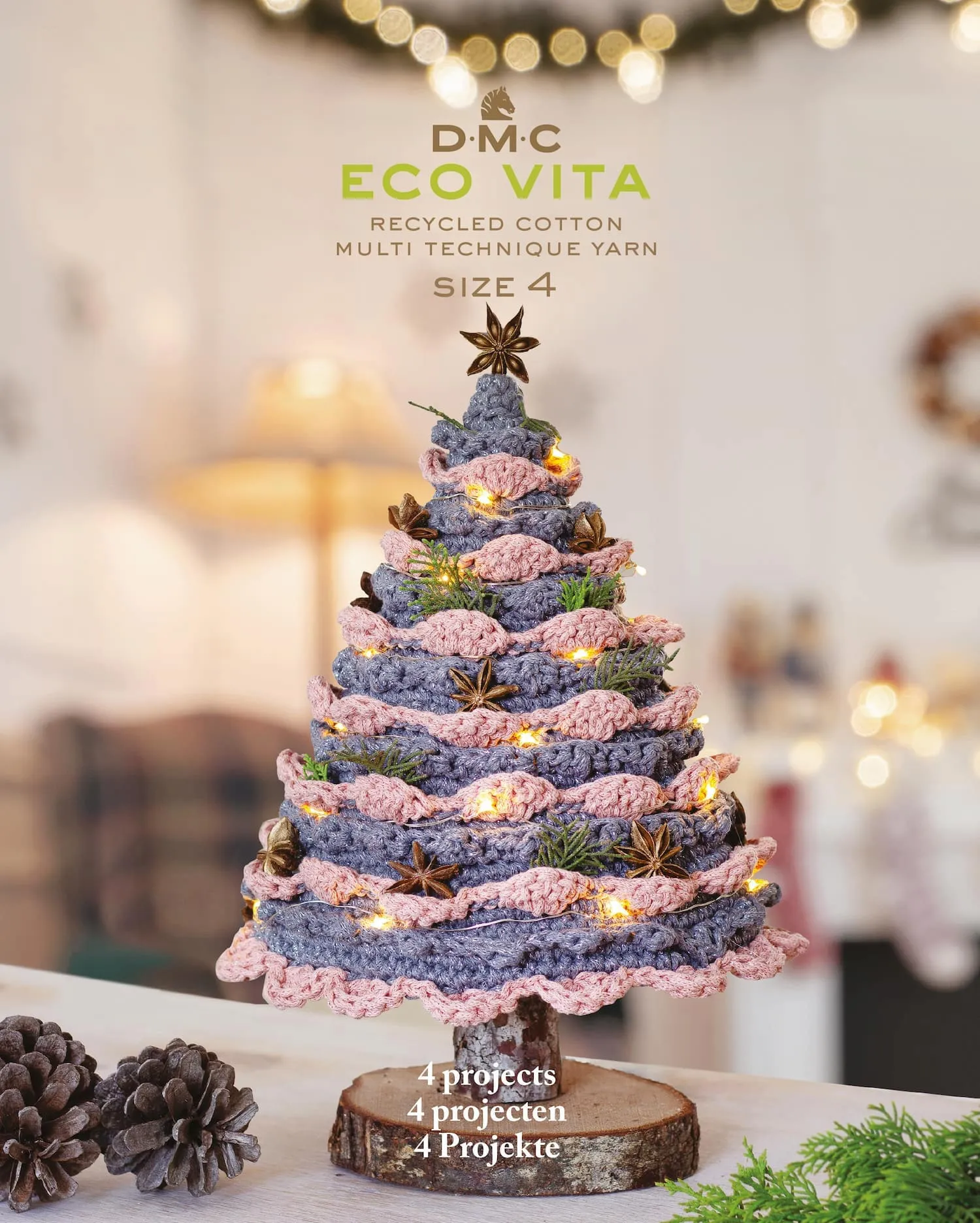 Libro DMC Eco Vita 4 - 4 proyectos Navidad