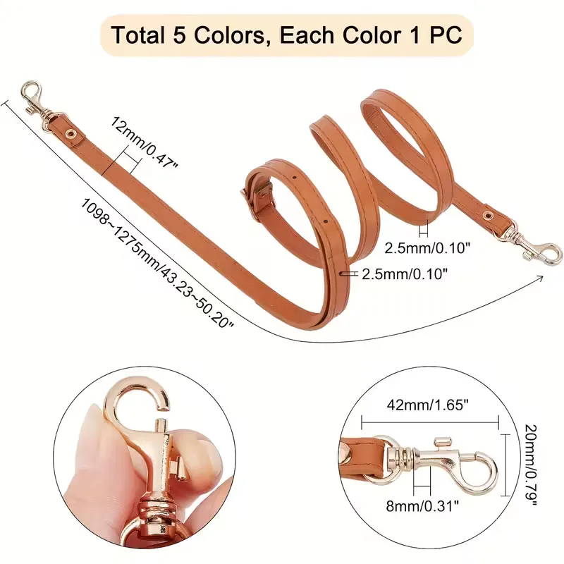 Asas Bolso Cuero Sintético120 x 1,2 cm. - Imagen 2