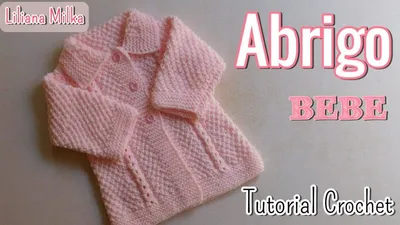Patrón gratis abrigo bebé dos agujas