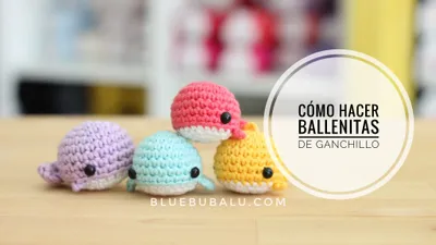 Patrón gratis ballenitas amigurumi