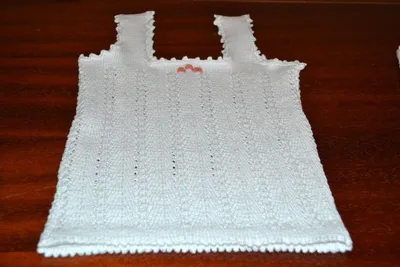 patrón camiseta perlé a dos agujas