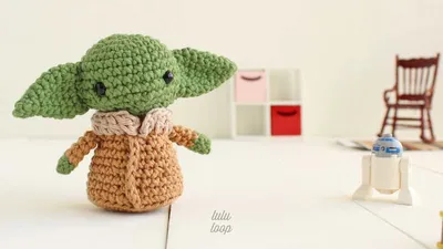 Patrón gratis Yoda baby amigurumi