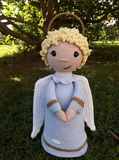 Angelito amigurumi a crochet