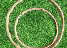 Asas bambú circulares 15 y 20 cm.